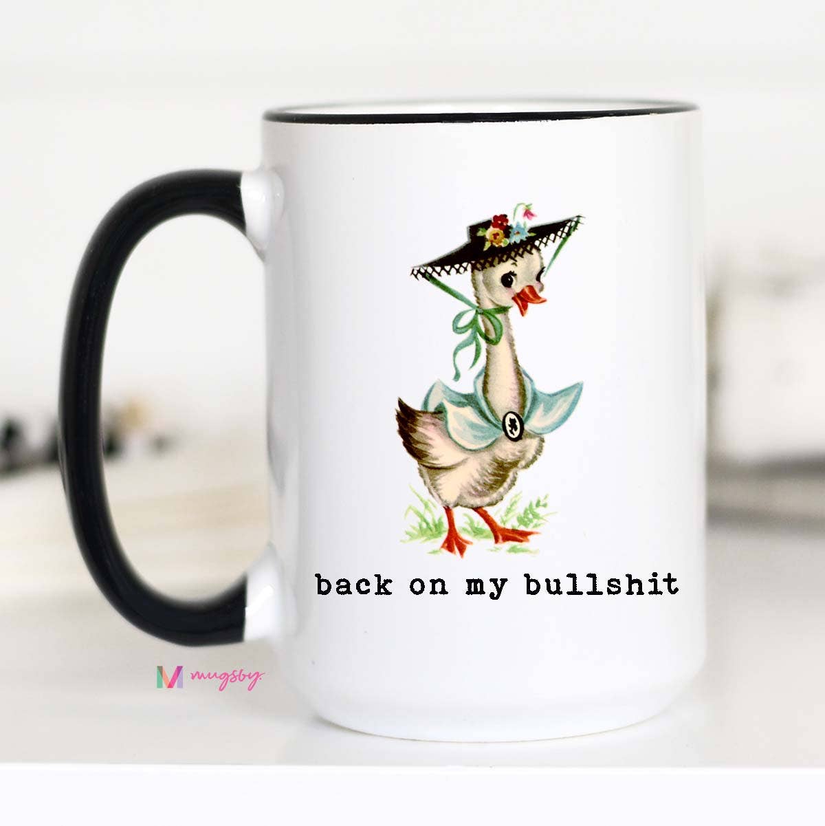 Back on my Bullshit Funny Coffee Mug